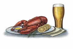 Lobster-Plate-art