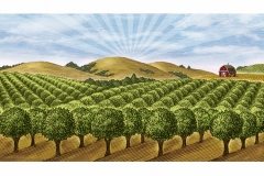 Farm Orchard art