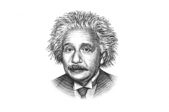 Einstein-portrat-art