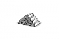 Gold-bars-art