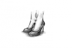 Highheel-shoes-art