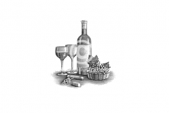 Wine-Bottle-amp-Glasses
