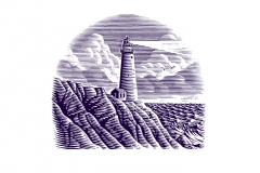 Lighthouse_woodcut