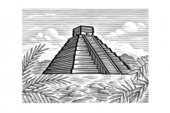 Mayan-Pyramid-art
